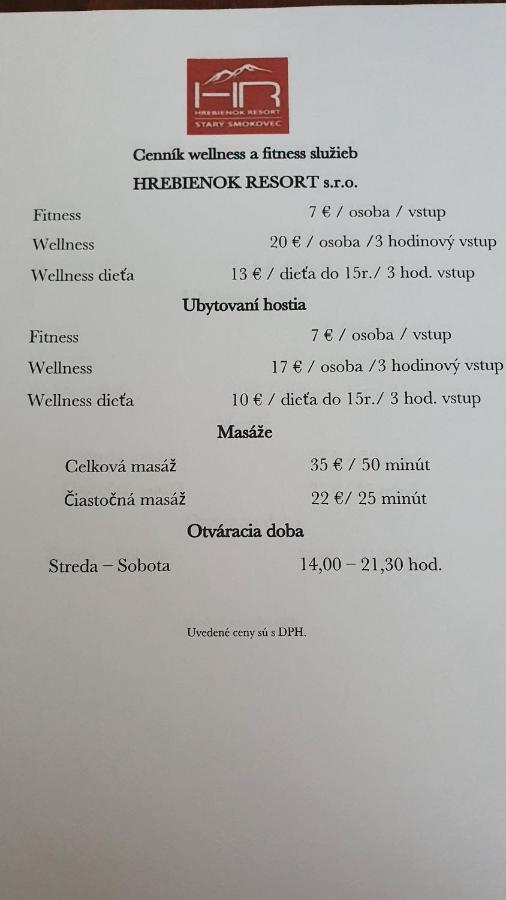 Apartman C110 V Hrebienok Resort II Vysoké Tatry 외부 사진